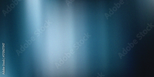 Luxury light blue glowing shape on grainy textured grunge dark backdrop, abstract dark banner, dynamic noise texture poster background