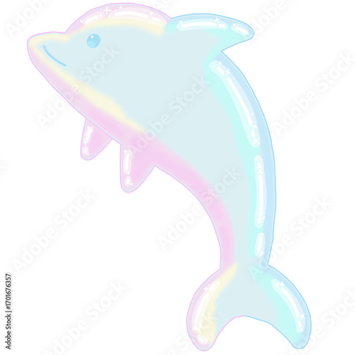 dolphin pastel colorful 