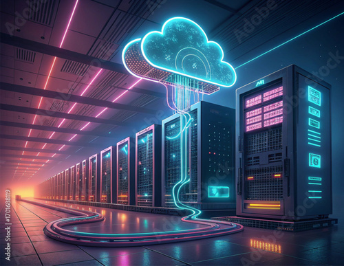 Futuristic Cloud Computing Network