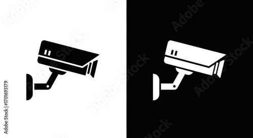 CCTV Camera: A stylized CCTV camera illustration, depicting security and surveillance.