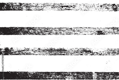 Black and White Horizontal Grunge Stripes

