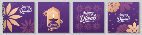 Happy Diwali Festival Background Template. Indian festival of lights. holiday Background, Diwali celebration greeting card, poster, cover, banner, with abstrct golden. Hindu festival modern design.
