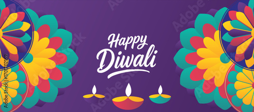 Happy Diwali Festival Background Template. Indian festival of lights. holiday Background, Diwali celebration greeting card, poster, cover, banner, with abstrct golden. Hindu festival modern design.
