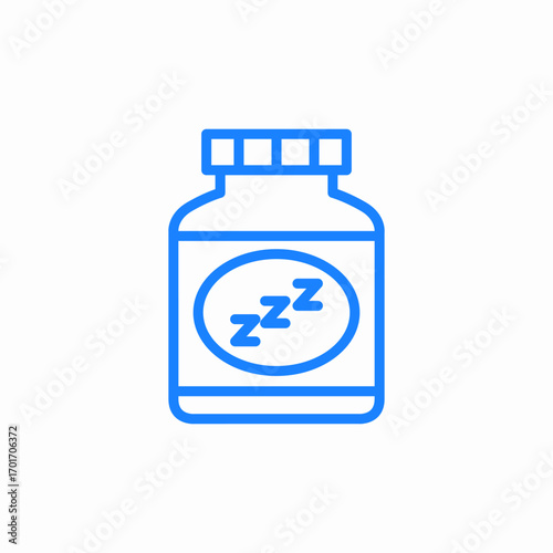 bed comfy relaxation icon sign vector