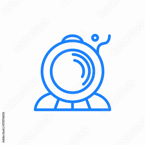 diver scuba helmet icon sign vector