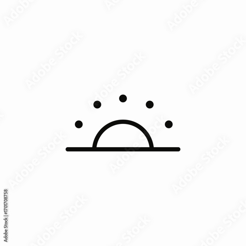 sun with clouds icon sign vector
