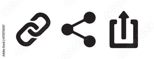 Vector Icons of Network Nodes and Connectivity