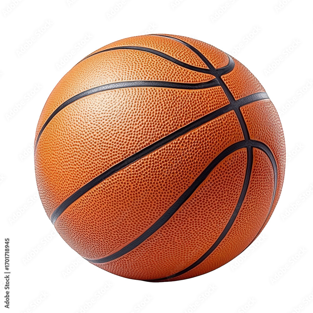 Fototapeta premium Basketball isolated on transparent background