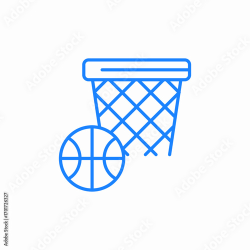 basket ball icon sign vector