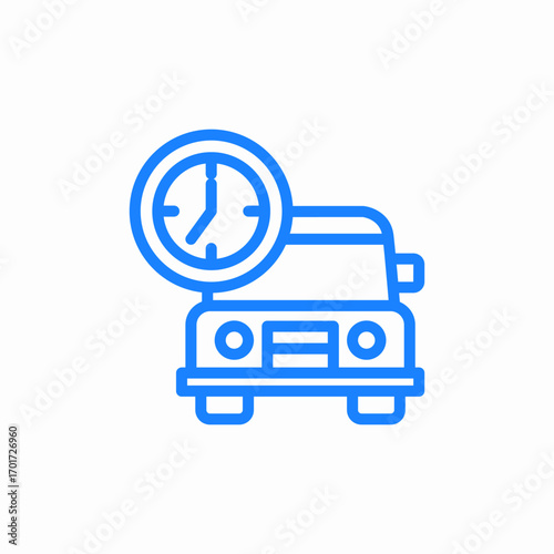car rent icon sign vector