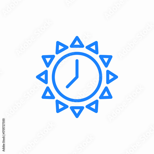 day time icon sign vector