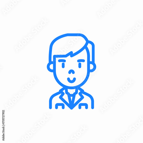 doctor man icon sign vector