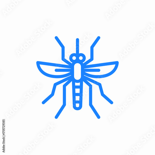 mosquito insect icon sign vector