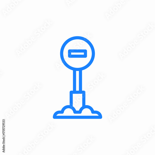 no entry sign icon sign vector