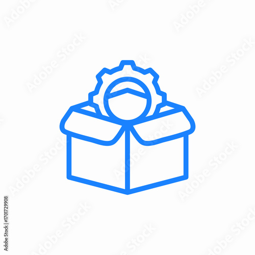product settings icon sign vector