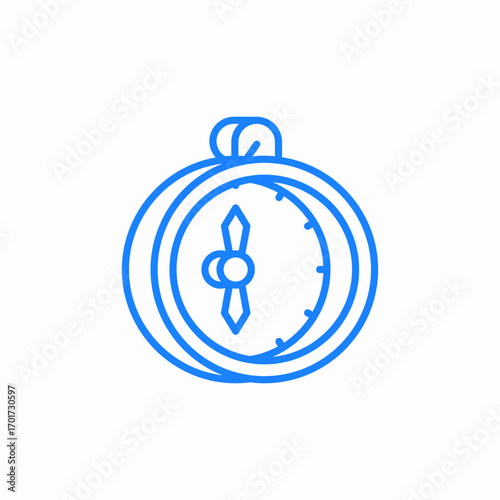 stopwatch timer icon sign vector