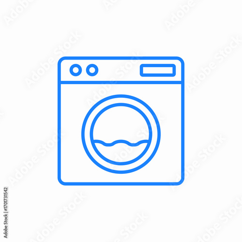 washing machine icon sign vector