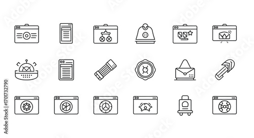 Set of hand drawn icons representing skincare and cosmetic products for beauty routines vector