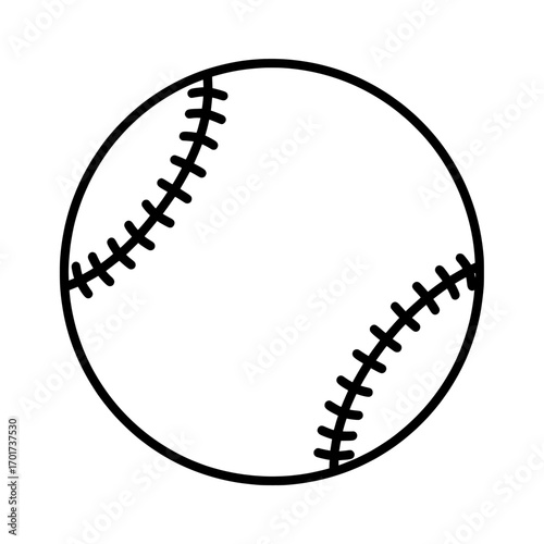 The modern symbol and icon for baseballs is represented by this