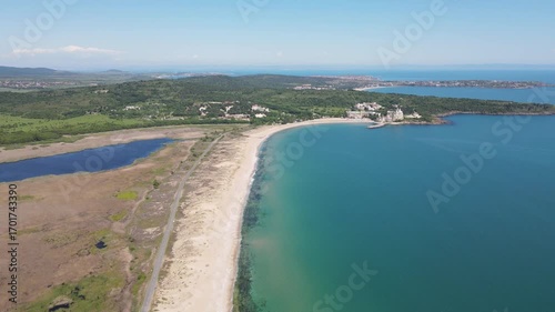 Wallpaper Mural Aerial view of The Driver Beach near resort of Dyuni, Burgas Region, Bulgaria  Torontodigital.ca