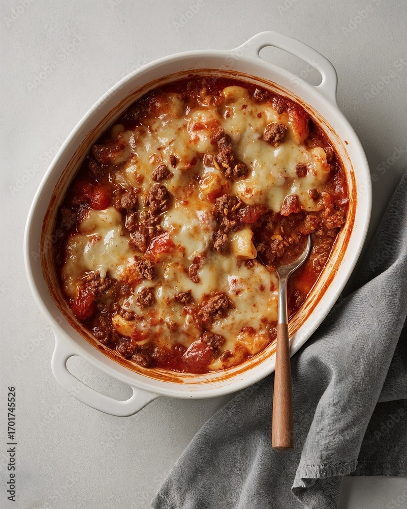 custom made wallpaper toronto digitalÜberbackener Gnocchi Auflauf mit Rinderhack und Tomaten Sauce mit reichlich Käse