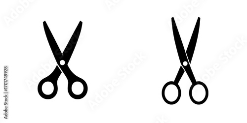 The icon of scissors, dubbed the Scissors Icon, is a simple yet powerful emblem that represents the concepts of cutting, editing, and precision, making it suitable for design projects, websites, and