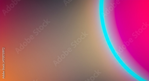 Abstract colorful gradient background with a bright neon stripe.
