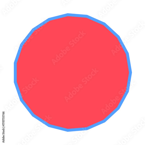 Polygon Shape 19 sides #268