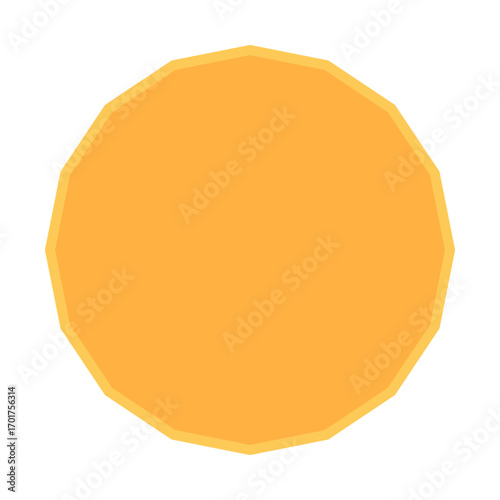 Polygon Shape 16 sides #293