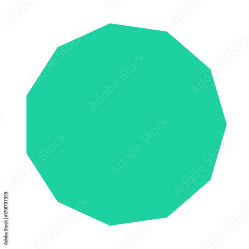 Polygon Shape 11 sides #344