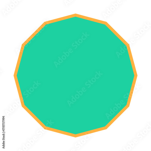 Polygon Shape 12 sides #37