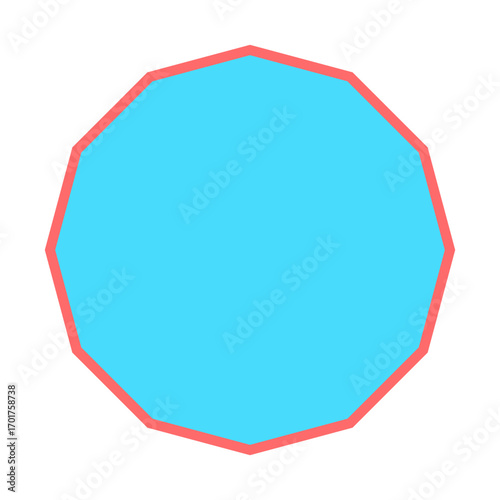 Polygon Shape 12 sides #401