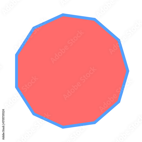 Polygon Shape 11 sides #428