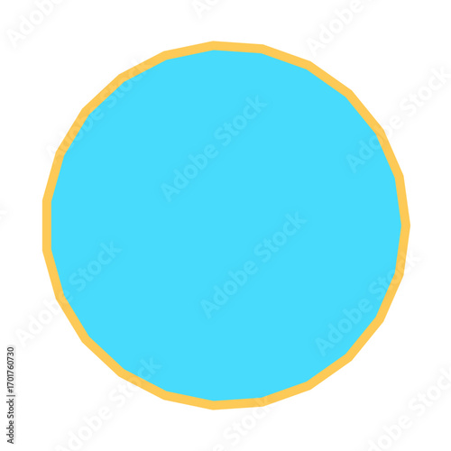 Polygon Shape 23 sides #496