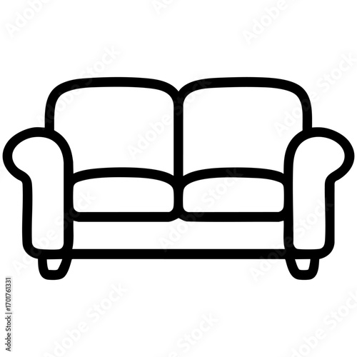 sofa icon vector