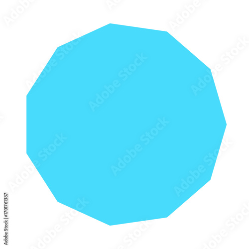 Polygon Shape 11 sides #8