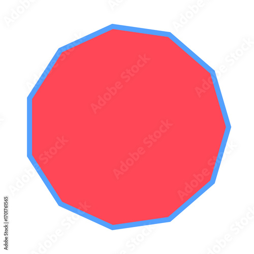 Polygon Shape 11 sides #92