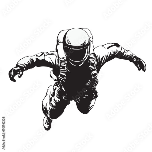 man jumping in the sky