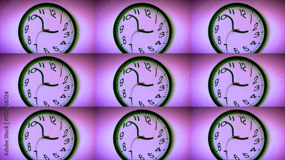 Abstract of Daylight Saving time or clock go back at 2 am