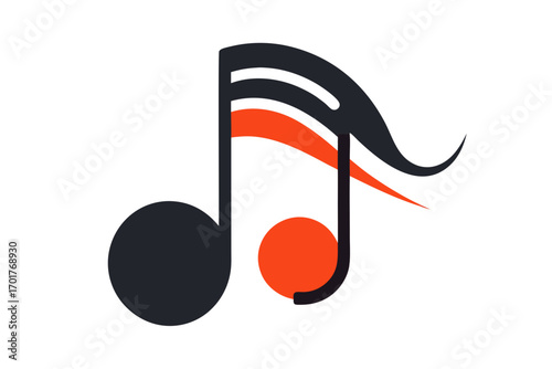 music notes and headphones
