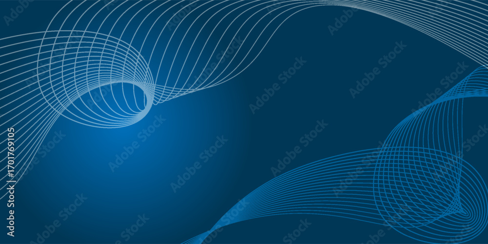 Naklejka premium Abstract wave element for design. Stylized line art background. Digital frequency track equalizer. Abstract colorful lines vector background.