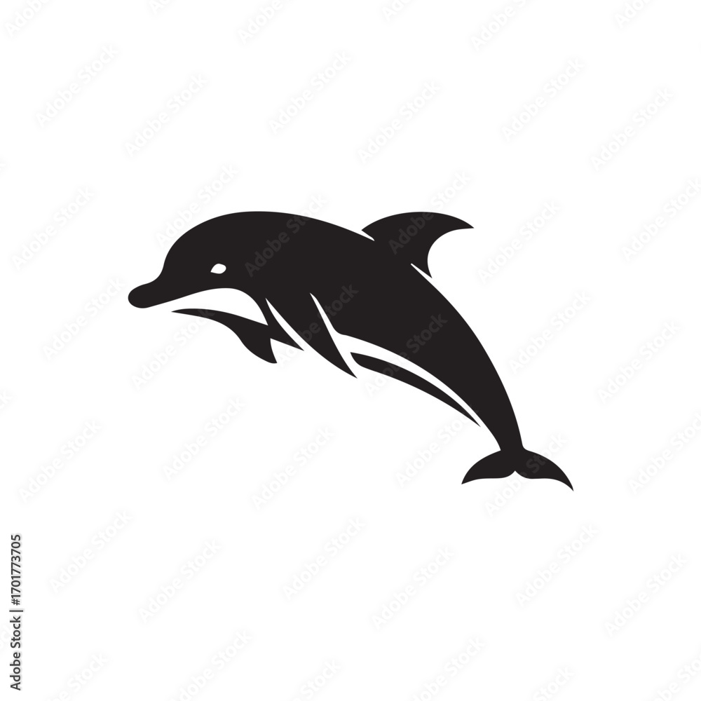 Fototapeta premium dolphin vector illustration