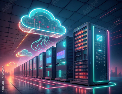 Futuristic Cloud Computing Network
