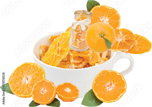 slices of orange