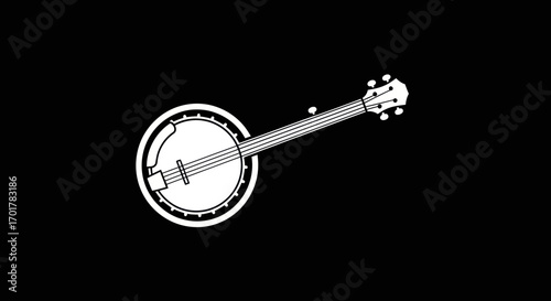 Banjo musical instrument stringed folk bluegrass.