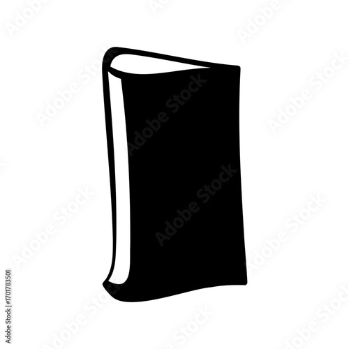 black and white book cover