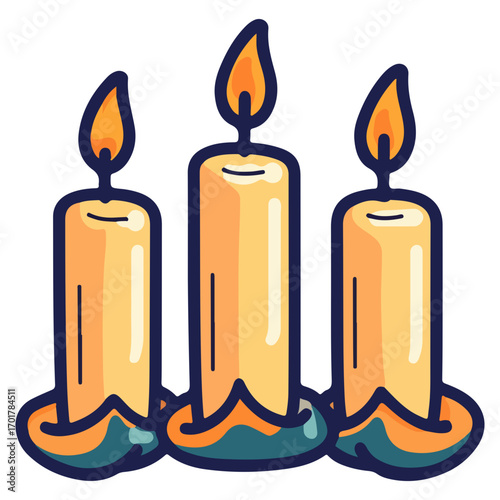 halloween candles, halloween, festival, vector, transparent background, candles, candlesticks, decoration, celebration, flame, fire, wax, burning, icon, hot, candlelights