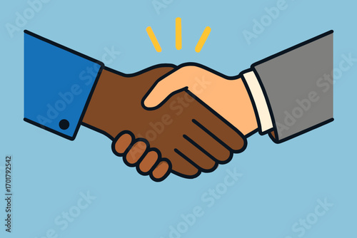 illustration of two hands shaking