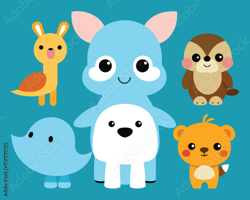 set of animals