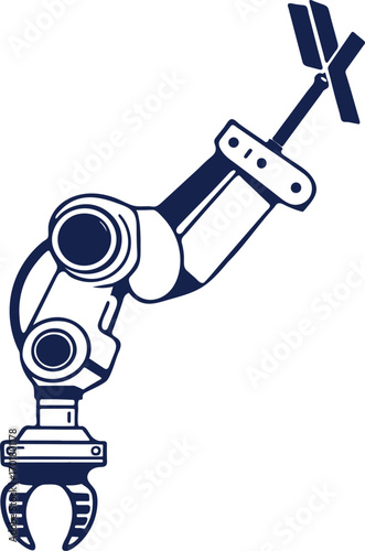 A robotic arm used for space station exterior repairs